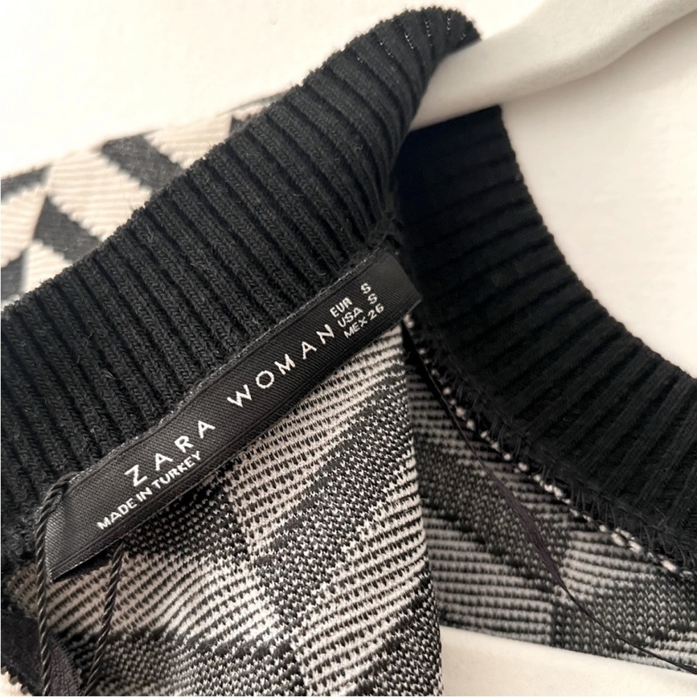 Zara Mod Mini Pattern Dress - Picture 8 of 8
